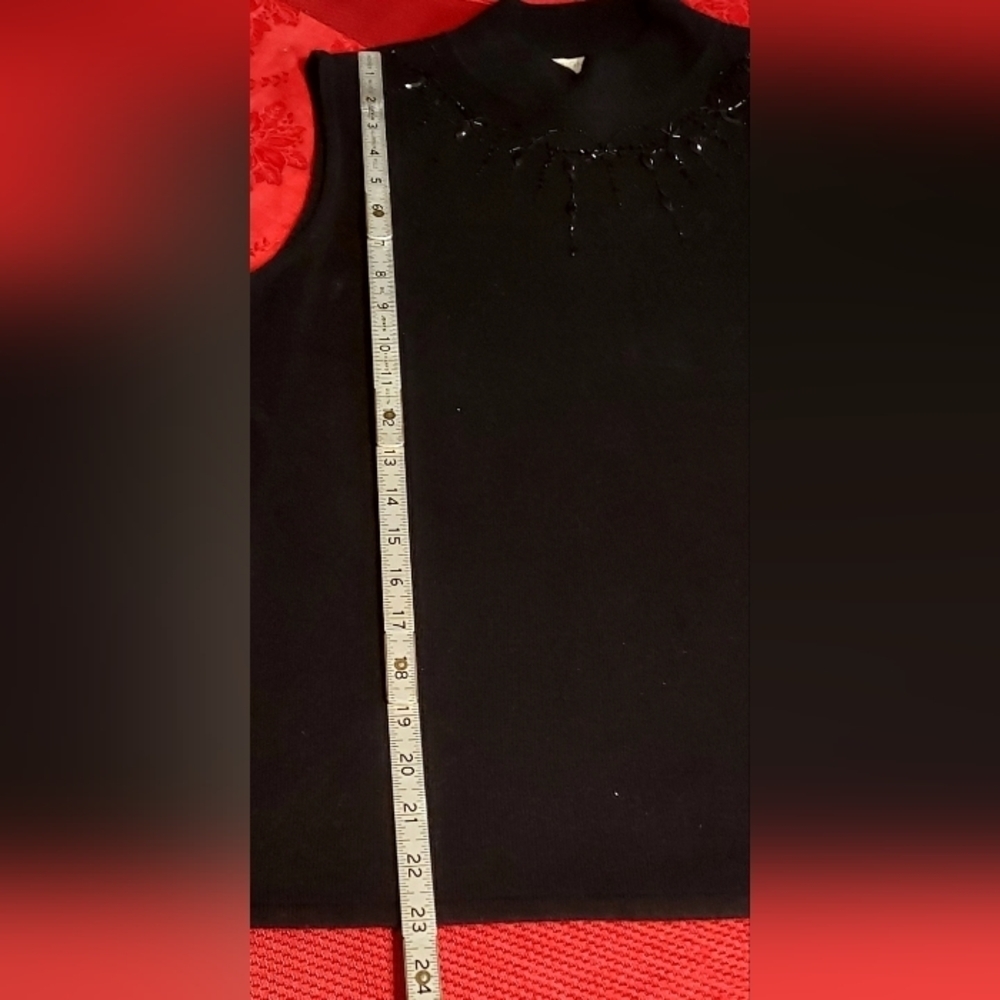 DESIGNERS originals Women’s black  tank top size L new - Picture 8 of 9